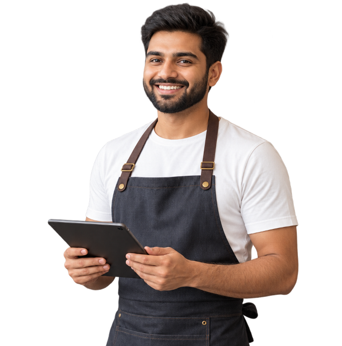 BillonDesk Waiter with Tablet